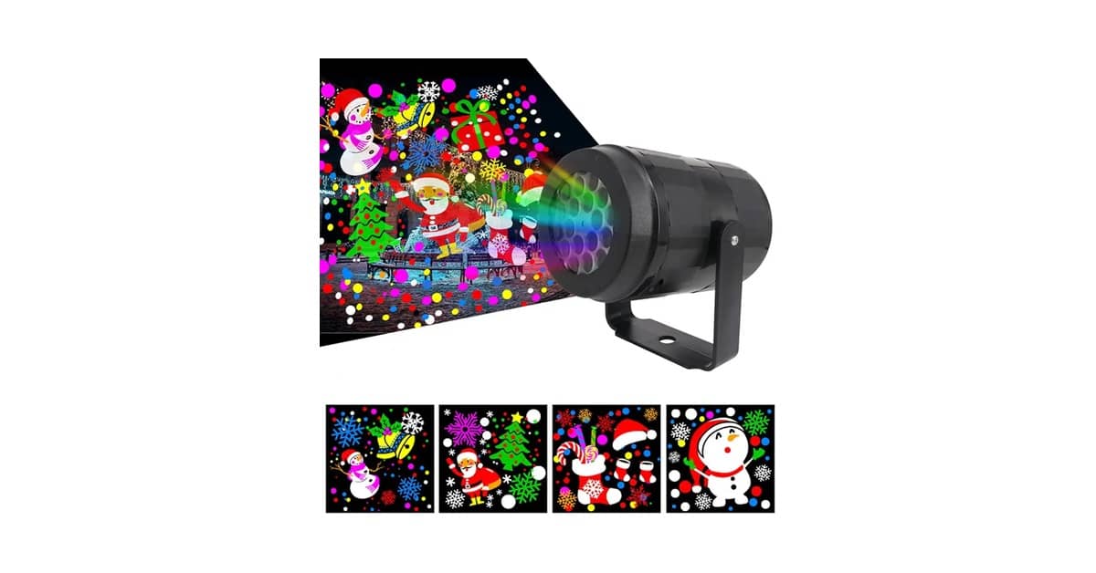 Melhor Projetor de Natal: Luzes Mágicas p/ Festa e Jardim!