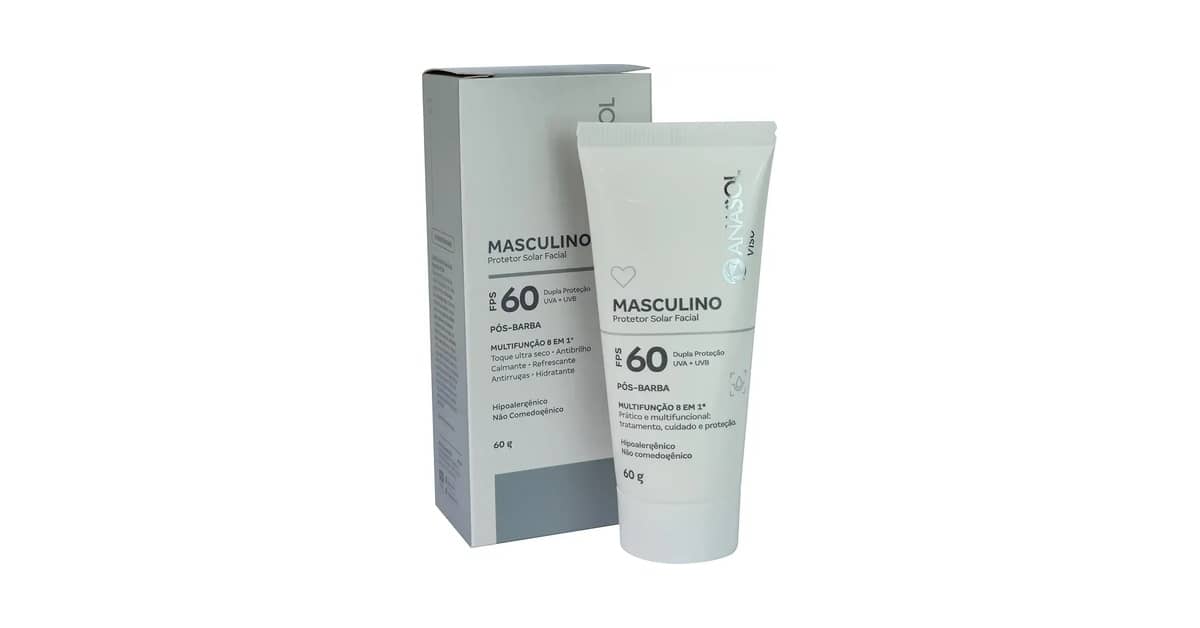 Melhor Protetor Solar para Rosto Masculino: Toque Seco e Controle de Oleosidade