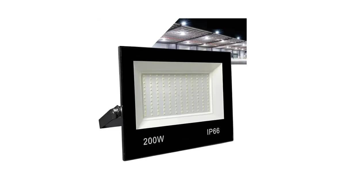 Melhor Refletor Led 200W: Potência e Durabilidade