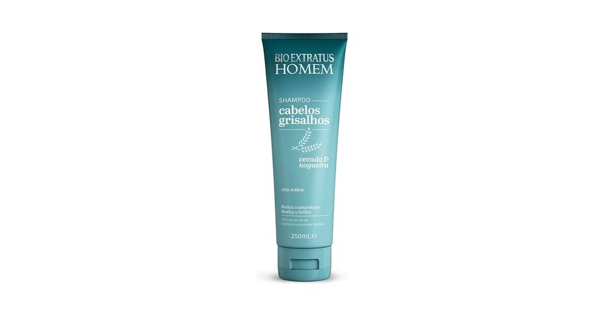 Melhor Shampoo para Cabelo Grisalho Masculino: Neutraliza Amarelado e Hidrata