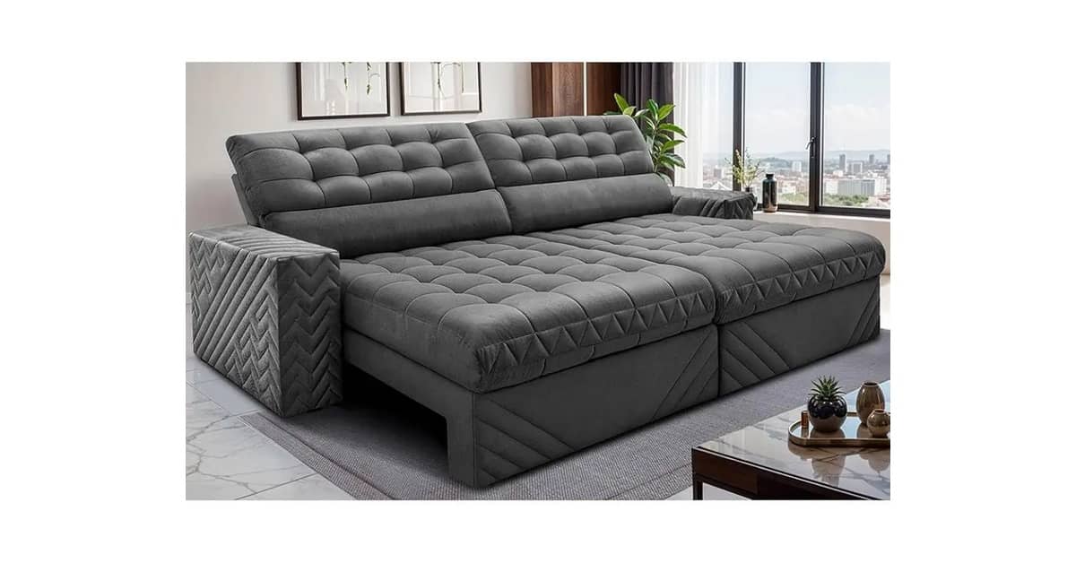 Melhor Sofá Retrátil com Molas Ensacadas: Conforto Premium!