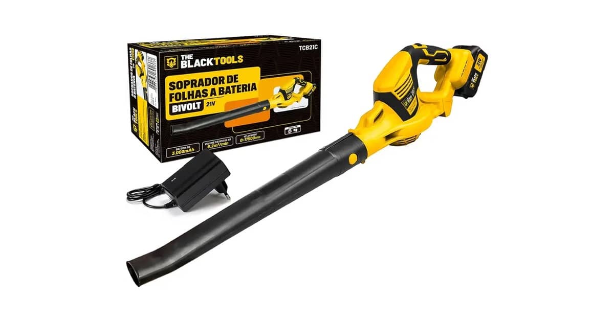 Melhor Soprador de Folhas Bateria: Potência e Portabilidade