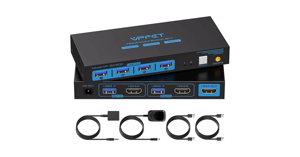 Melhor Switch KVM para Usar Dois PCs com um Monitor: 10 Modelos Eficientes