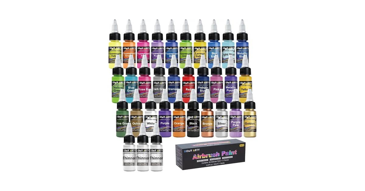 Melhor Tinta para Aerógrafo: 10 Opções Prontas para Usar!