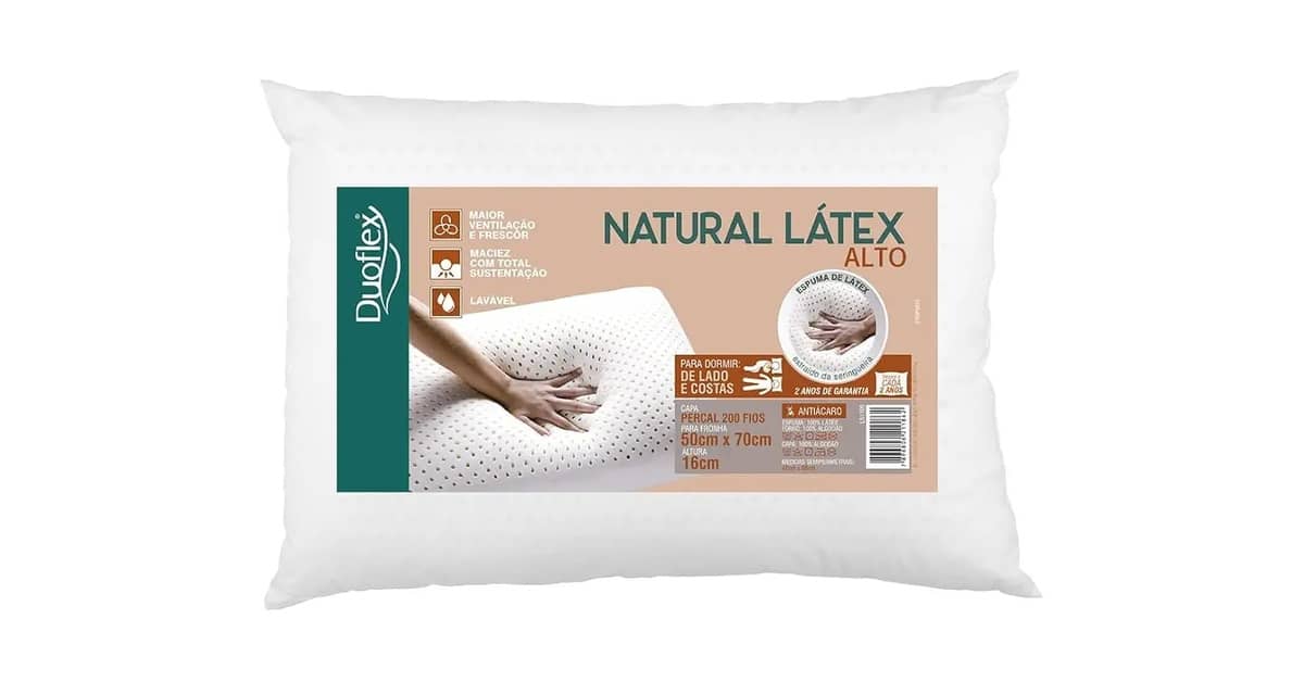 Melhor Travesseiro de Látex Natural: Conforto e Suporte Otimizados