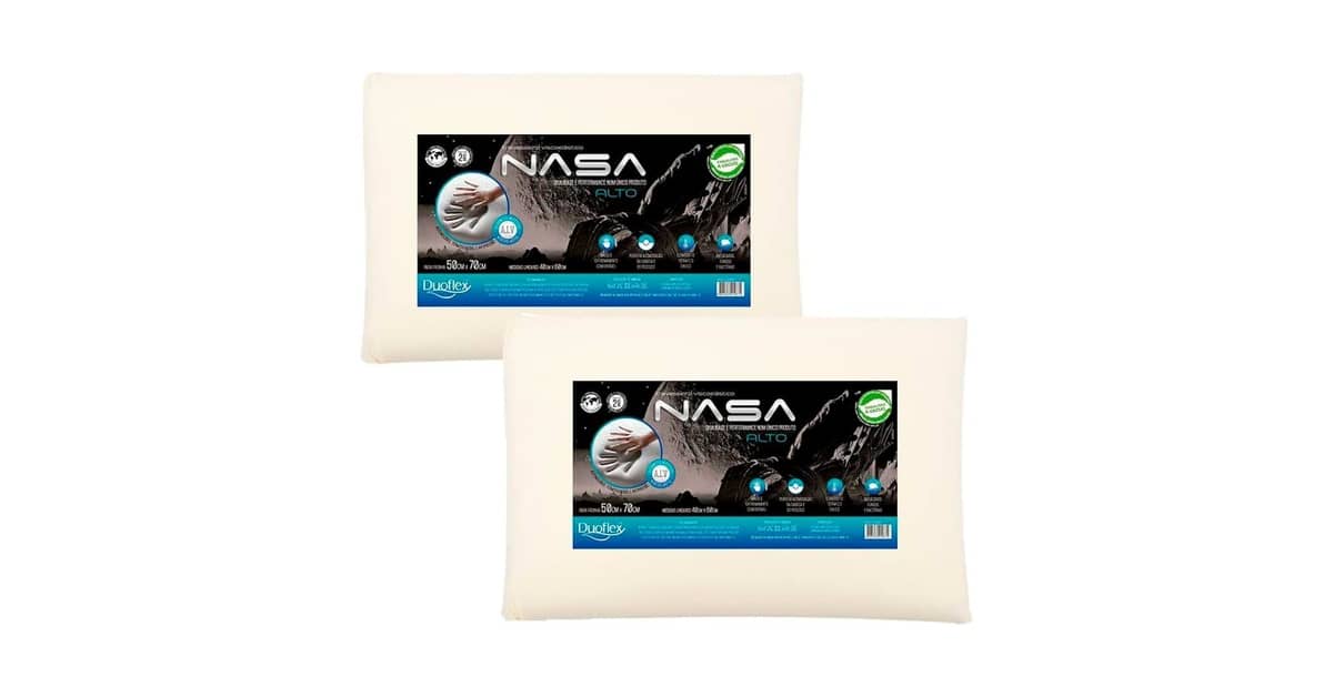 Melhor Travesseiro Nasa Duoflex: Conforto e Suporte Científico