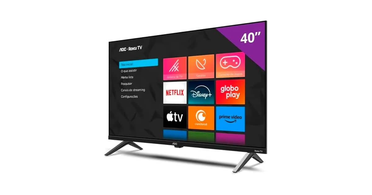 Melhor TV AOC: 8 Modelos com Roku e Alta Definição