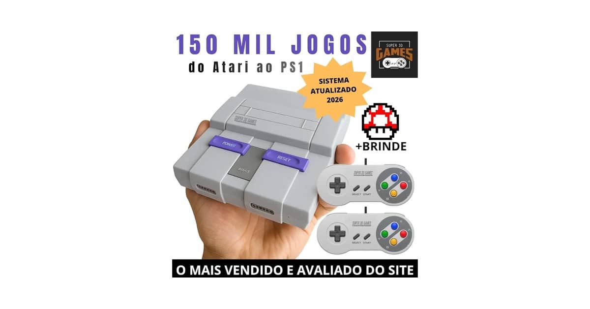 Melhor Videogame Retro: 10 Opções Clássicas e Portáteis