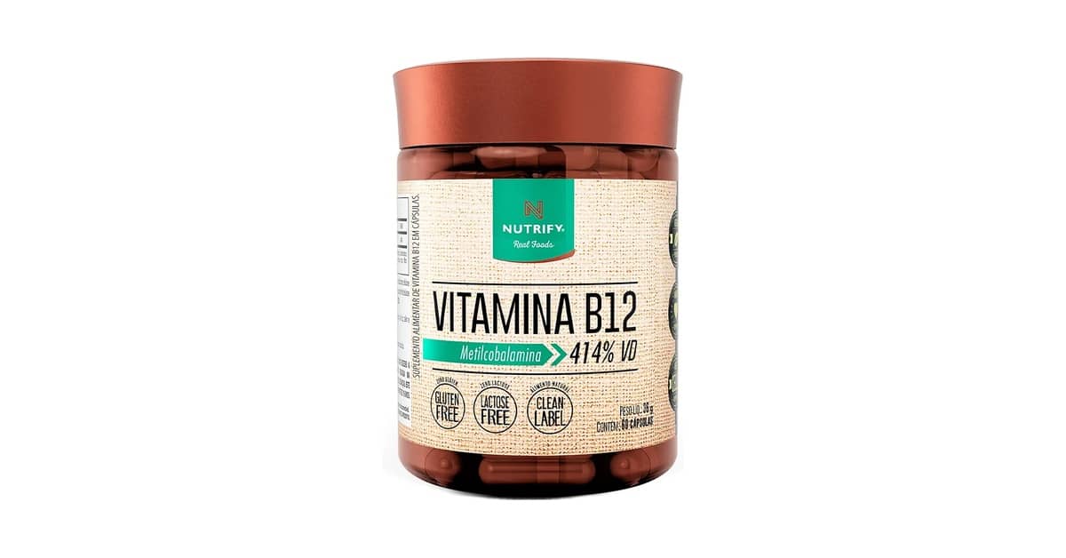 Melhor Vitamina B12 Nutrify: Metilcobalamina Vegana e Líquida