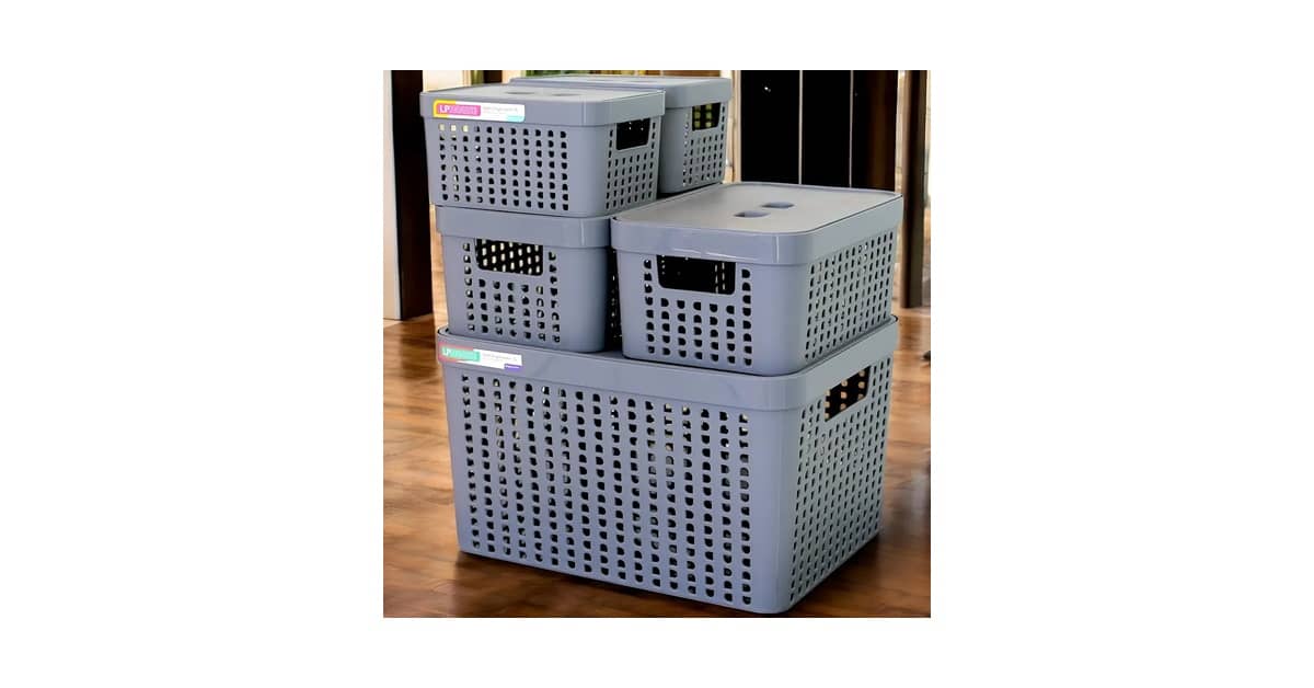 Qual é a Melhor Caixa Organizadora com Tampa para Armários? Guia de Materiais e Tamanhos