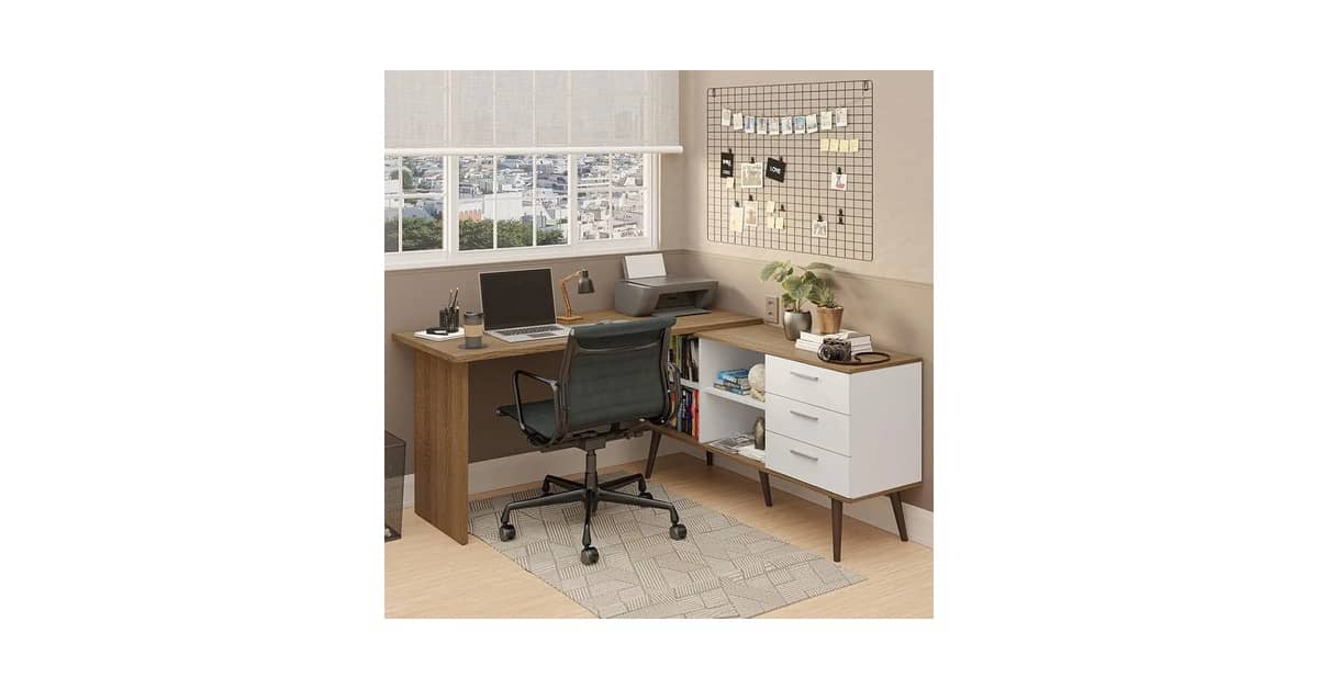 Qual é a Melhor Escrivaninha para Home Office com Gavetas? Top 10 Modelos