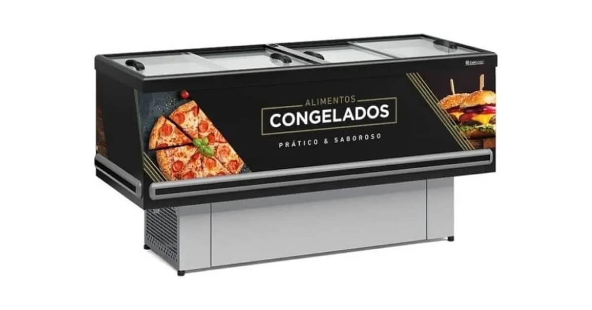 Qual é a Melhor Ilha de Congelados para Supermercado? Análise de 6 Modelos
