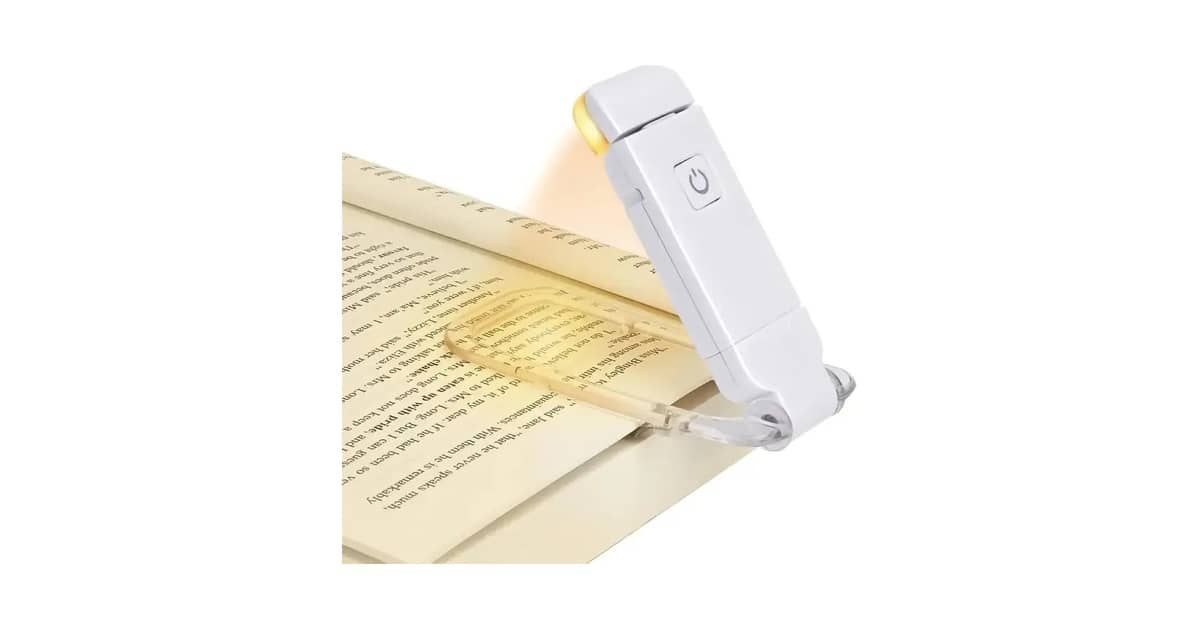Qual é a Melhor Luminária de Leitura de Clipe? 8 Opções com Luz Ajustável