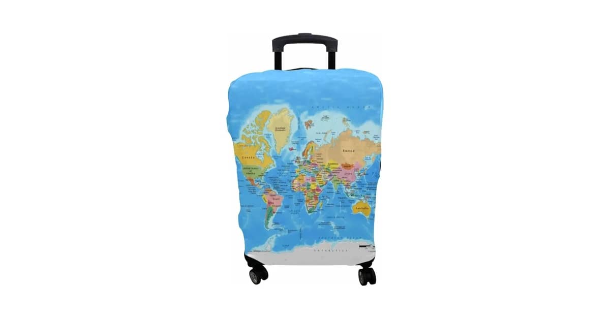 Qual é a Melhor Mala de Viagem com Estampa de Mapa Mundi