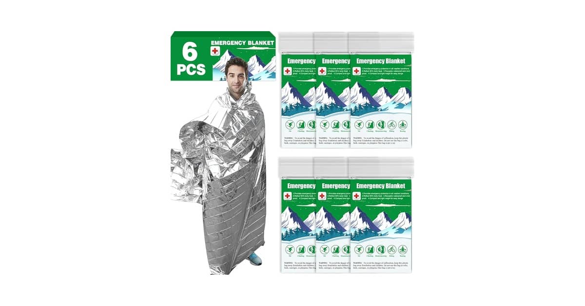 Qual é a Melhor Manta Térmica de Emergência (Cobertor Espacial)? Guia de Materiais e Tamanhos
