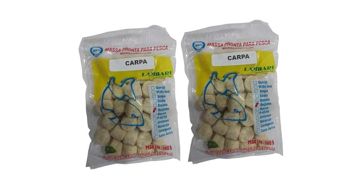 Qual é a Melhor Massa para Pesca de Carpa? 10 Iscas