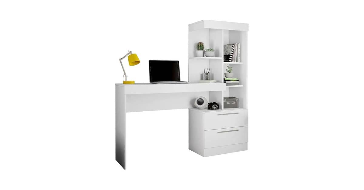 Qual é a Melhor Mesa de Computador com Estante e Nichos? 10 Modelos Para Otimizar Seu Espaço