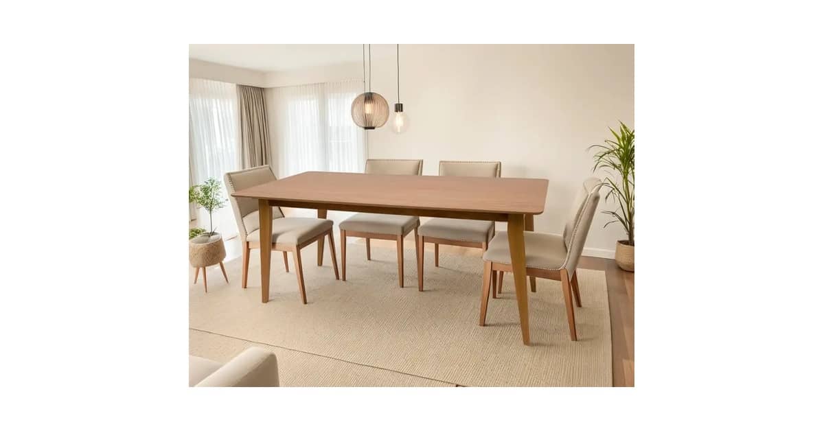 Qual É a Melhor Mesa de Jantar de Madeira Maciça? Top 9