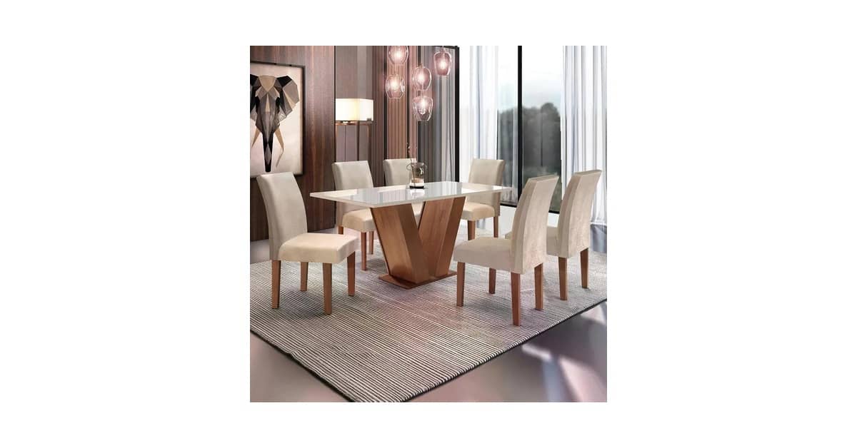 Qual é a Melhor Mesa de Jantar de Vidro com 6 Cadeiras? Guia Completo