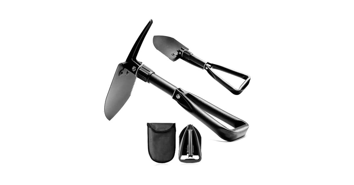 Qual é a Melhor Pá Dobrável para Camping? Analisamos 10