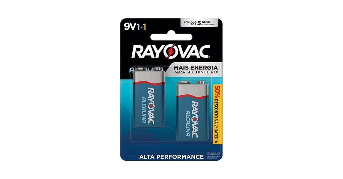 Qual É a Melhor Pilha 9V? Alcalina vs. Recarregável