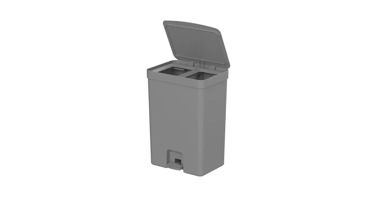 Qual é o Melhor Balde de Lixo Para Cozinha Com Pedal e Separador Reciclável? 8 Modelos de Custo-Benefício