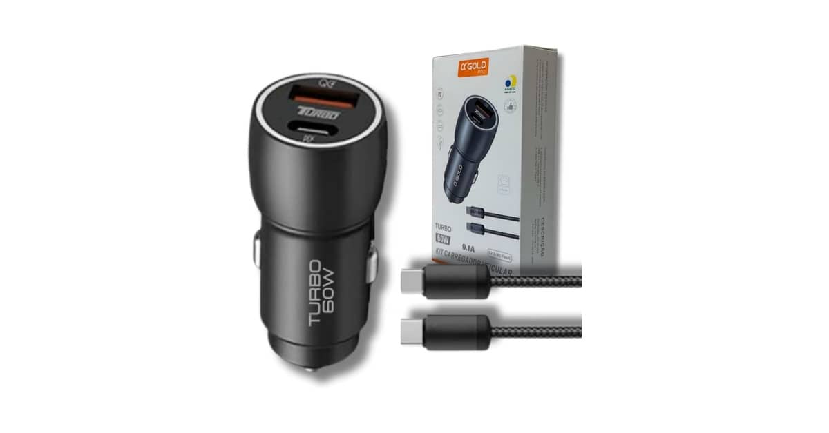 Qual É o Melhor Carregador de Celular Veicular Com Carregamento Rápido Para iPhone e Android