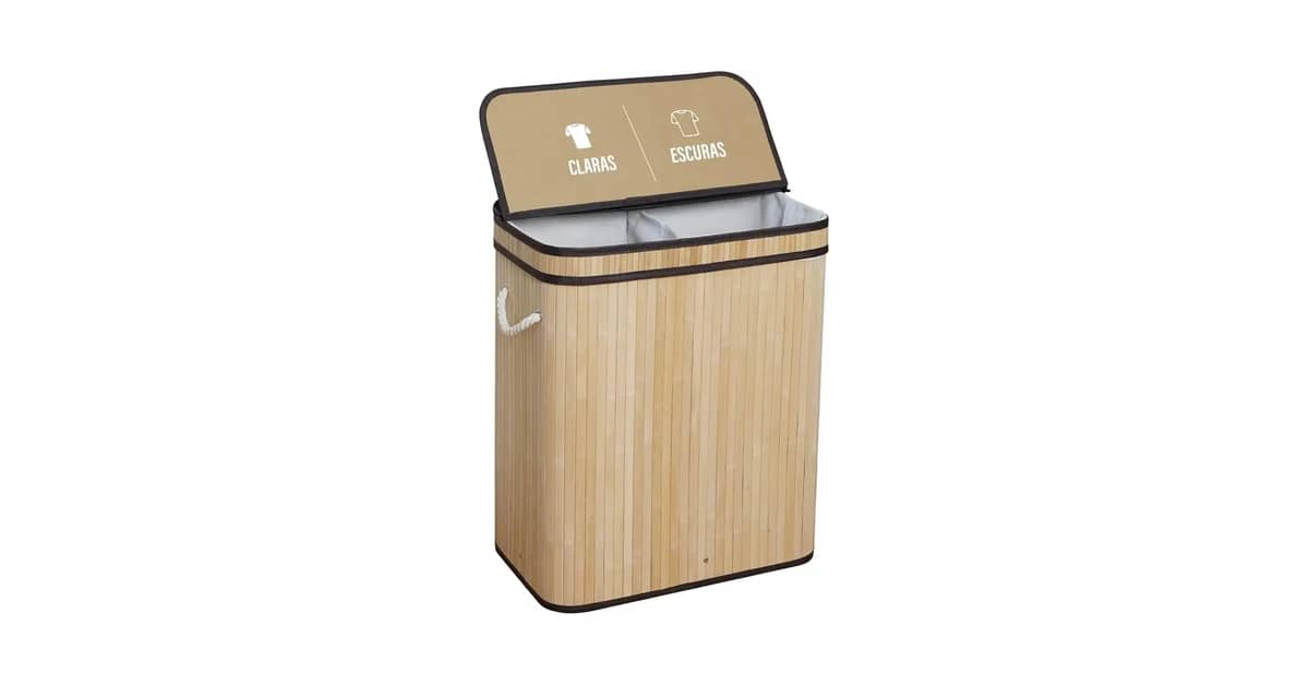 Qual é o Melhor Cesto de Roupa Suja Com Divisórias? Bambu ou Tecido?