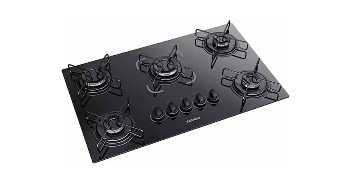 Qual É o Melhor Cooktop 5 Bocas? Vidro ou Inox?