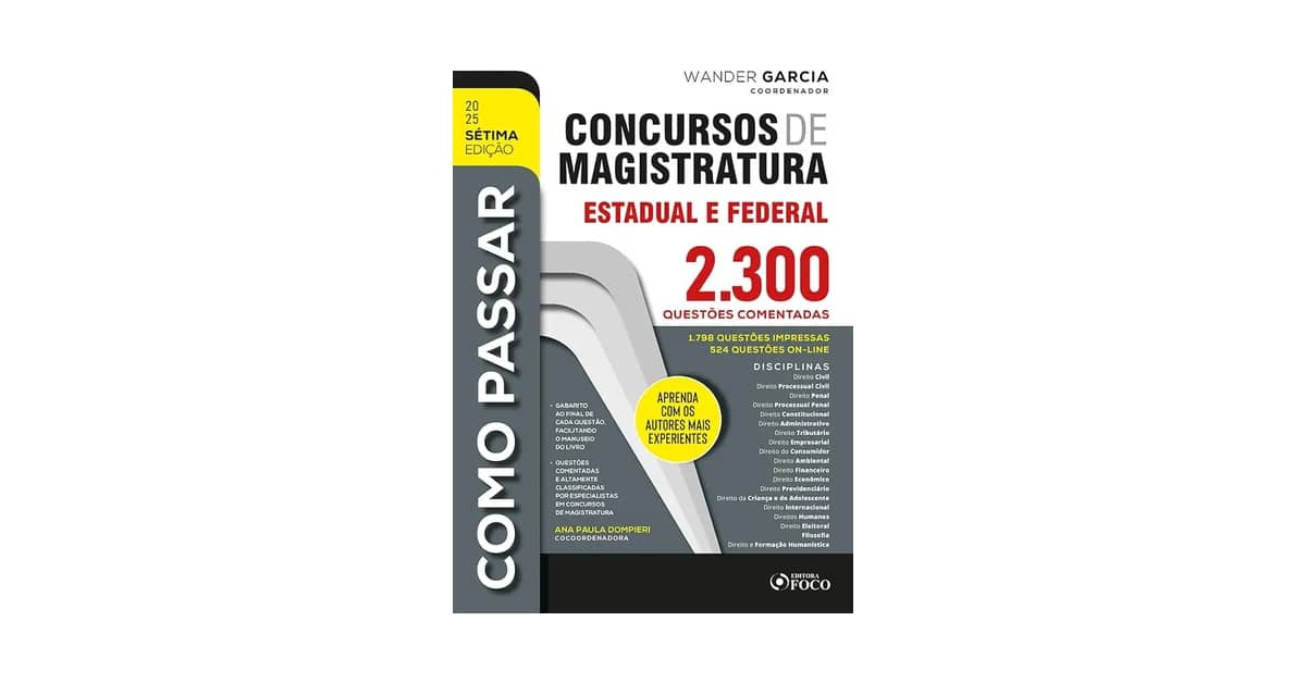 Qual É o Melhor Curso Magistratura Estadual? Livros