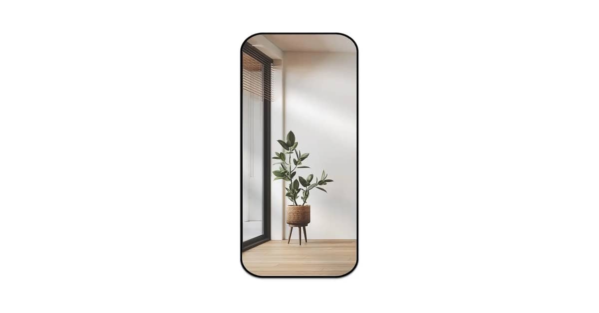 Qual É o Melhor Espelho de Corpo Inteiro Para o Quarto? Design e Função