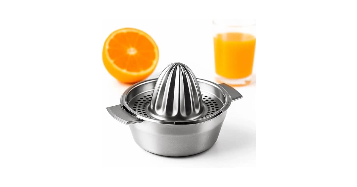 Qual é o Melhor Espremedor de Laranja Manual? Inox vs Alumínio