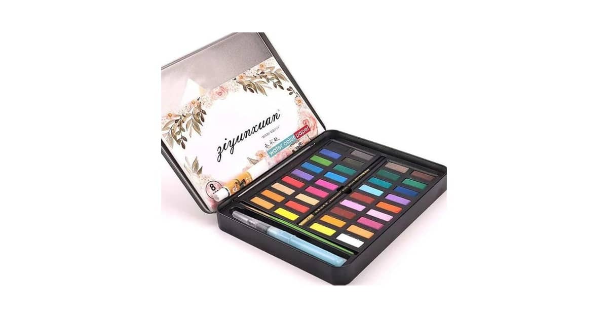 Qual É o Melhor Kit de Aquarela em Pastilha? Análise de 10 Kits para Todos os Níveis