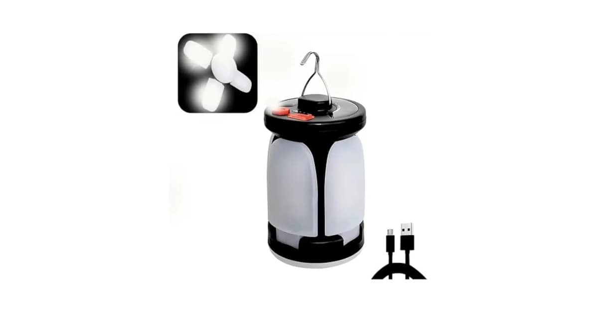 Qual é o Melhor Lampião a Led Para Barraca? 10 Opções