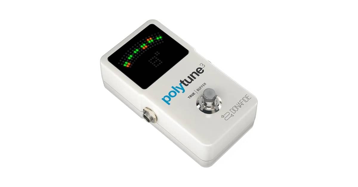 Qual É o Melhor Pedal Afinador Polifônico? Análise TC