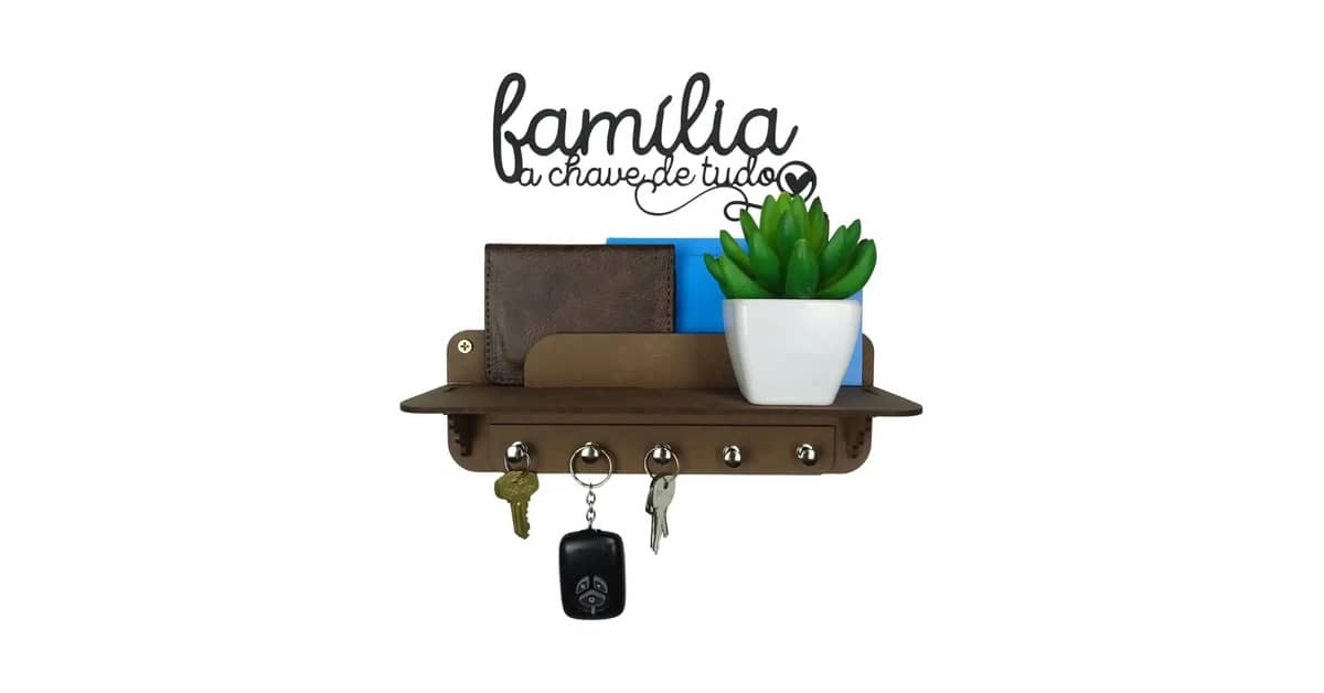 Qual é o Melhor Porta Chaves Com Porta Cartas? Guia.