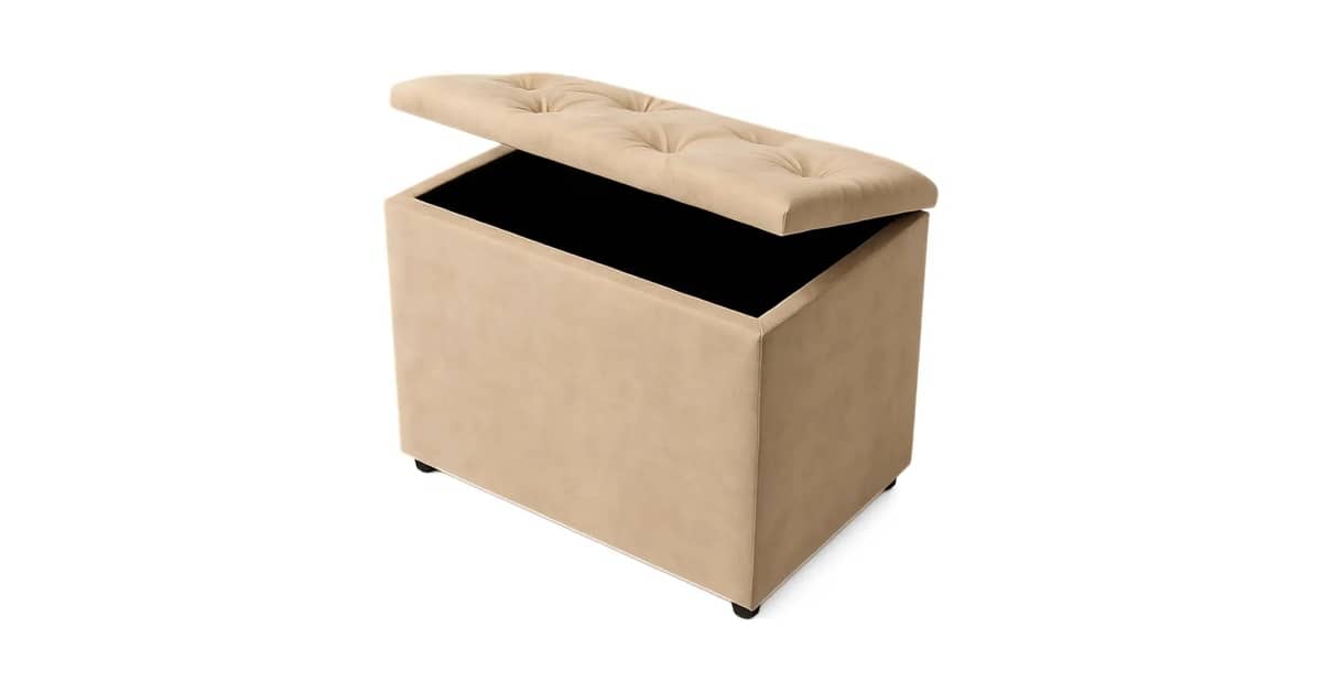 Qual é o Melhor Puff Baú Para Guardar Objetos na Sala? Guia de Compra