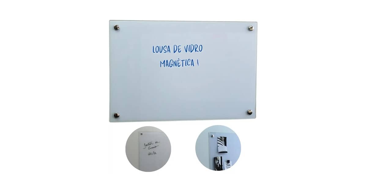 Qual É o Melhor Quadro Branco de Vidro? 10 Modelos Para Organizar Ideias