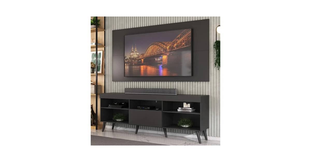 Qual É o Melhor Rack para TV com Painel? Do Retrô ao Ripado!