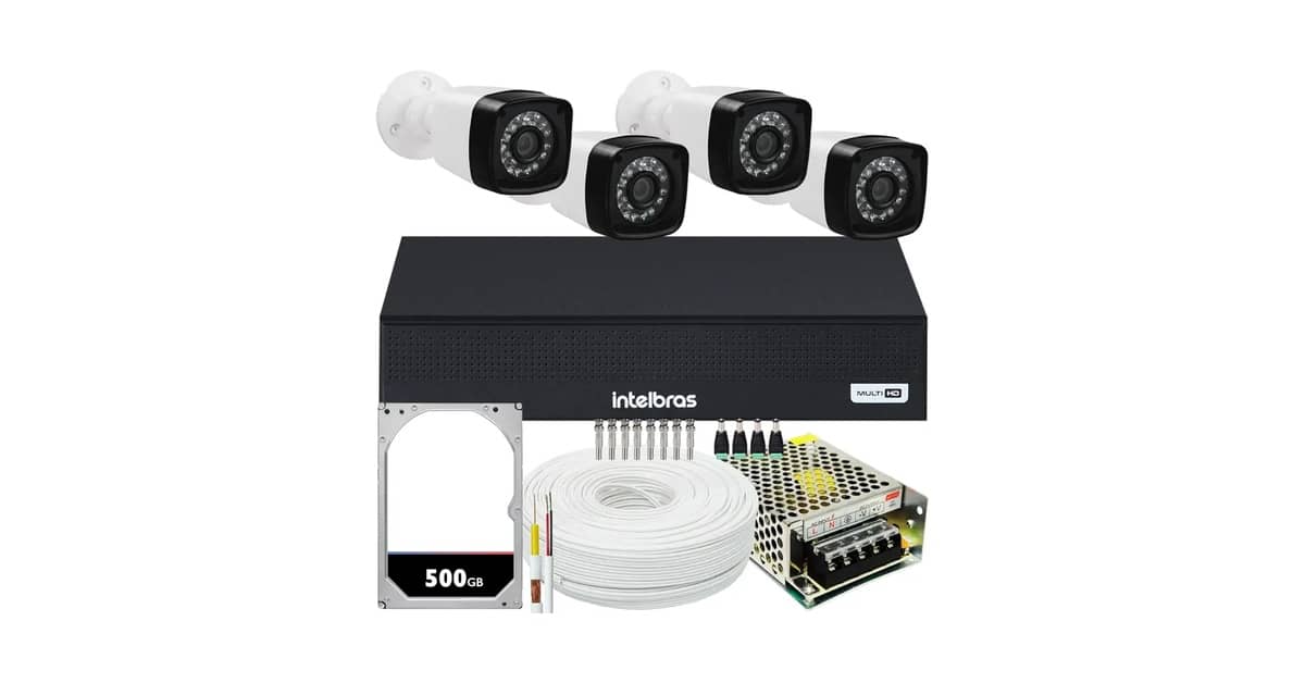 Qual é o Melhor Sistema de CFTV com 4 Câmeras?