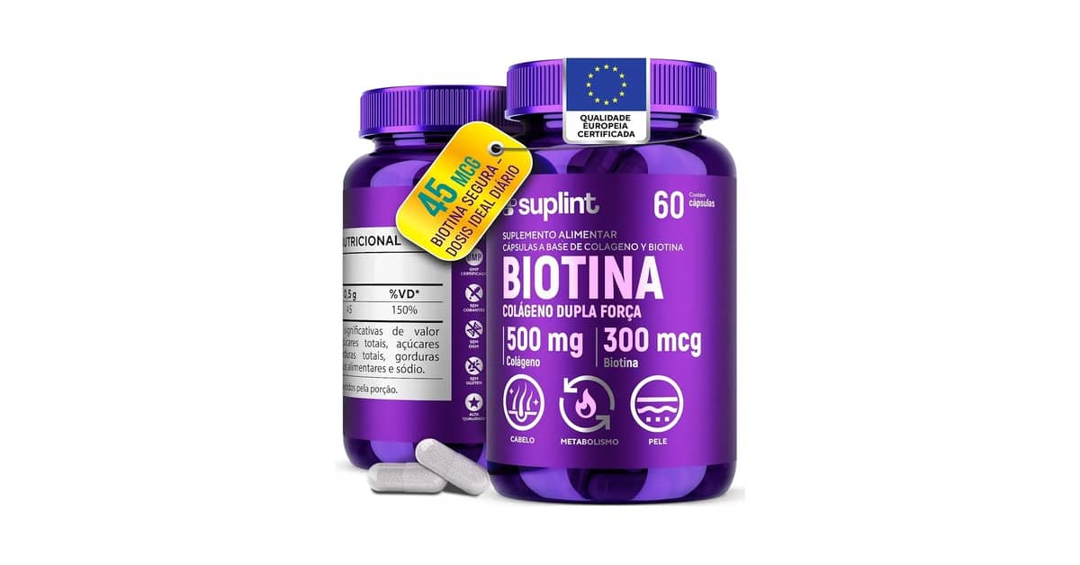 Qual é o Melhor Suplemento de Biotina? Análise de 10 Fórmulas