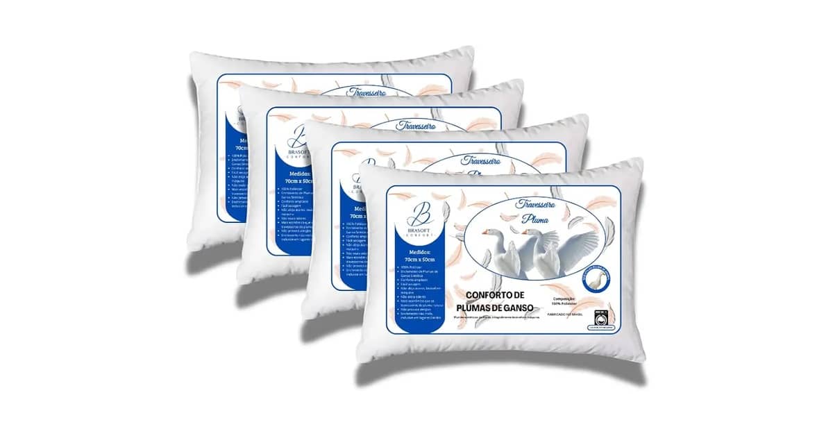 Qual é o Melhor Travesseiro de Plumas de Ganso Sintéticas: 10 Opções Hipoalergênicas