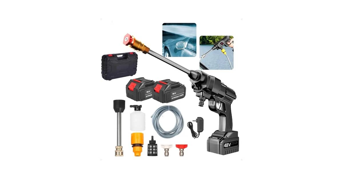 Qual Melhor Lavadora de Alta Pressão a Bateria: Potência e Portabilidade
