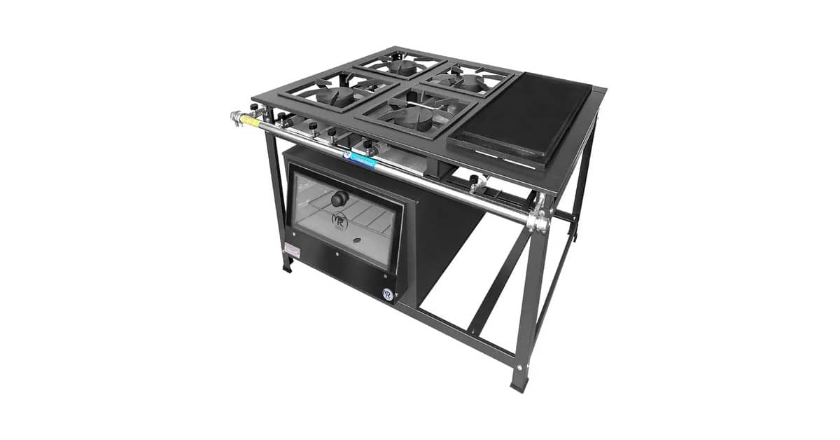 Qual o Melhor Fogão Industrial 4 Bocas com Forno e Chapa? Guia Prático