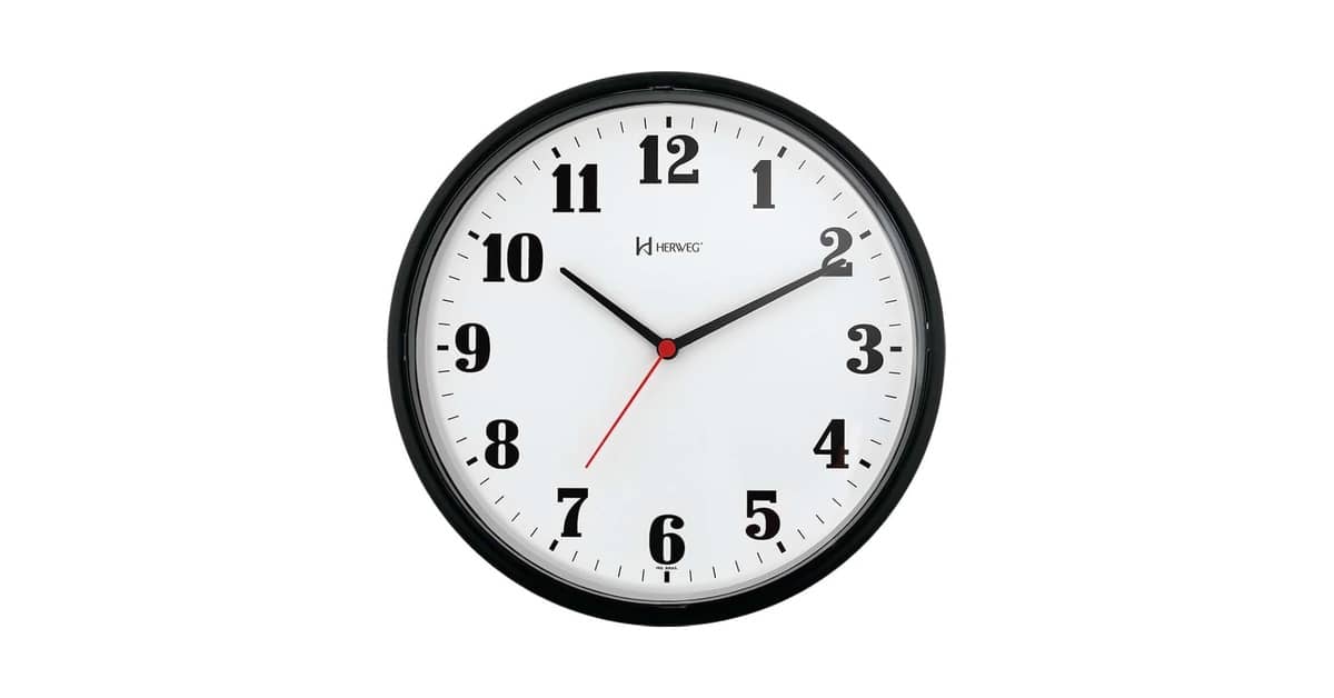 Qual o Melhor Relógio de Parede para Cozinha? 10 Opções Elegantes