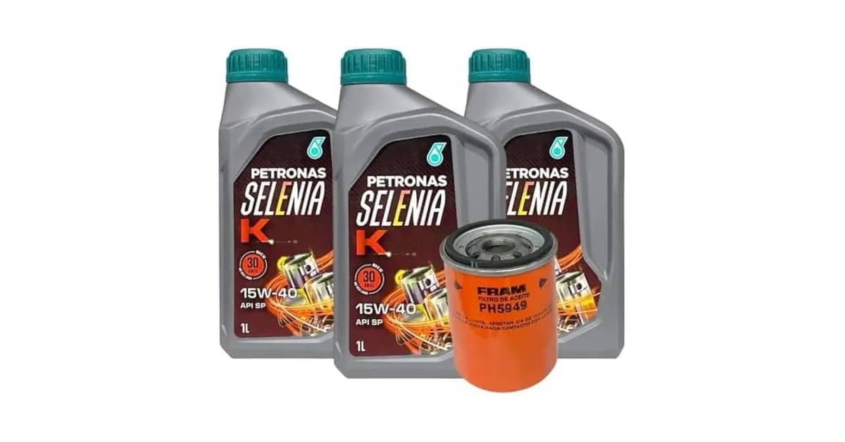 Qual óleo usar no Fiat Idea 1.4: Melhor Kit 15W40 com Filtro