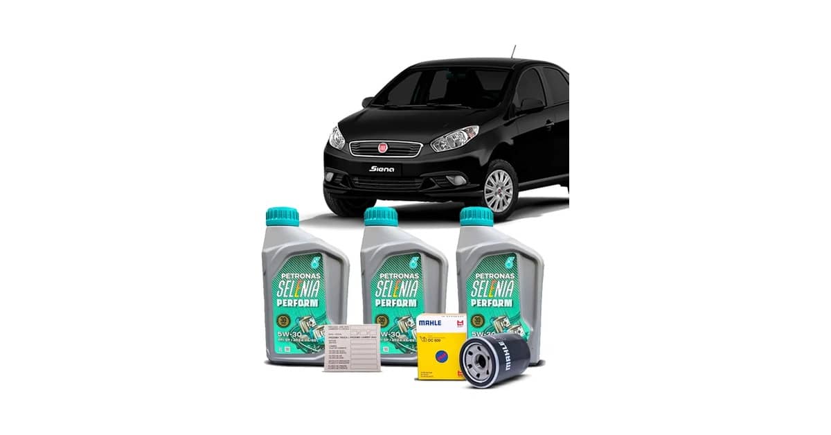 Qual Óleo Usar No Fiat Siena EL 1.0: Guia de Kits