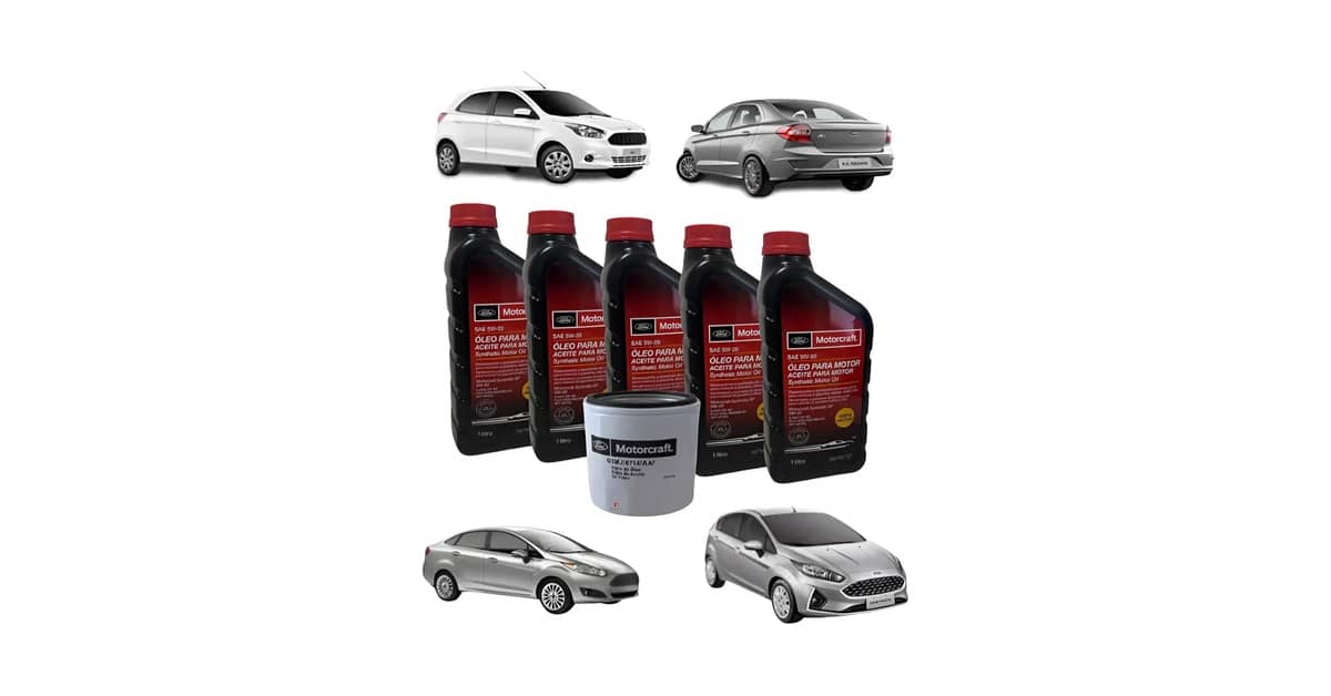 Qual Óleo Usar No Ford Fiesta Street? Kit em Foco