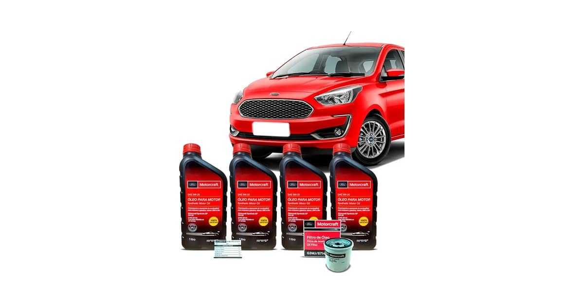 Qual Óleo Usar No Ford Ka Baratinha: Kit 5W20 Ford
