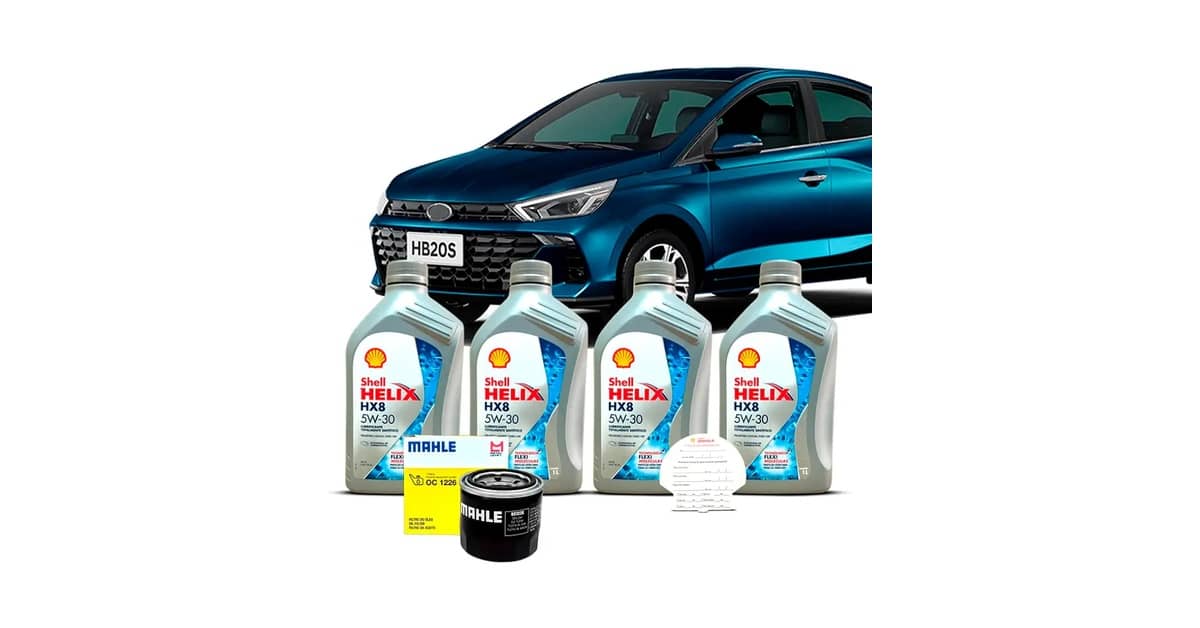 Qual Óleo Usar no Hyundai HB20S: 4 Melhores Kits